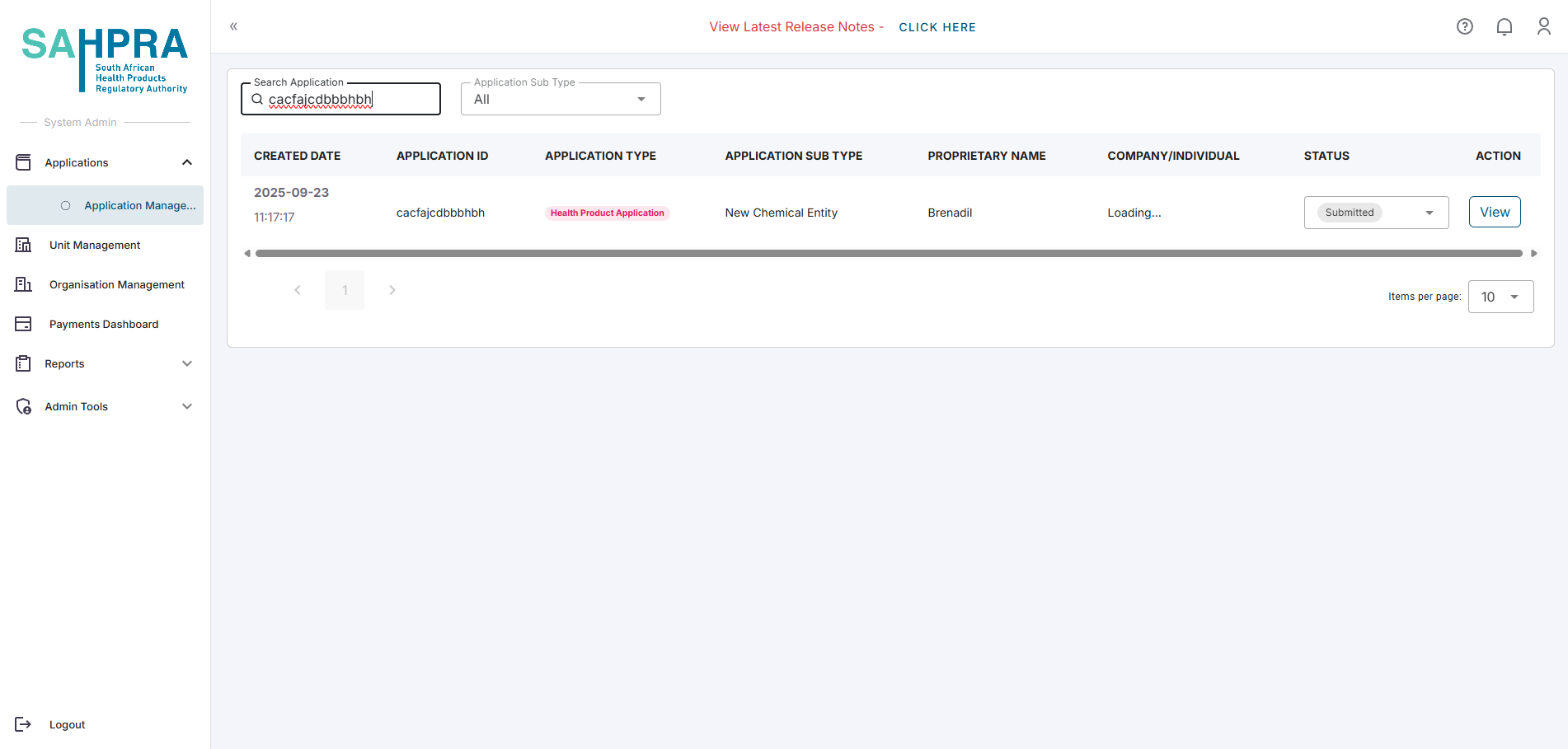 Search Application