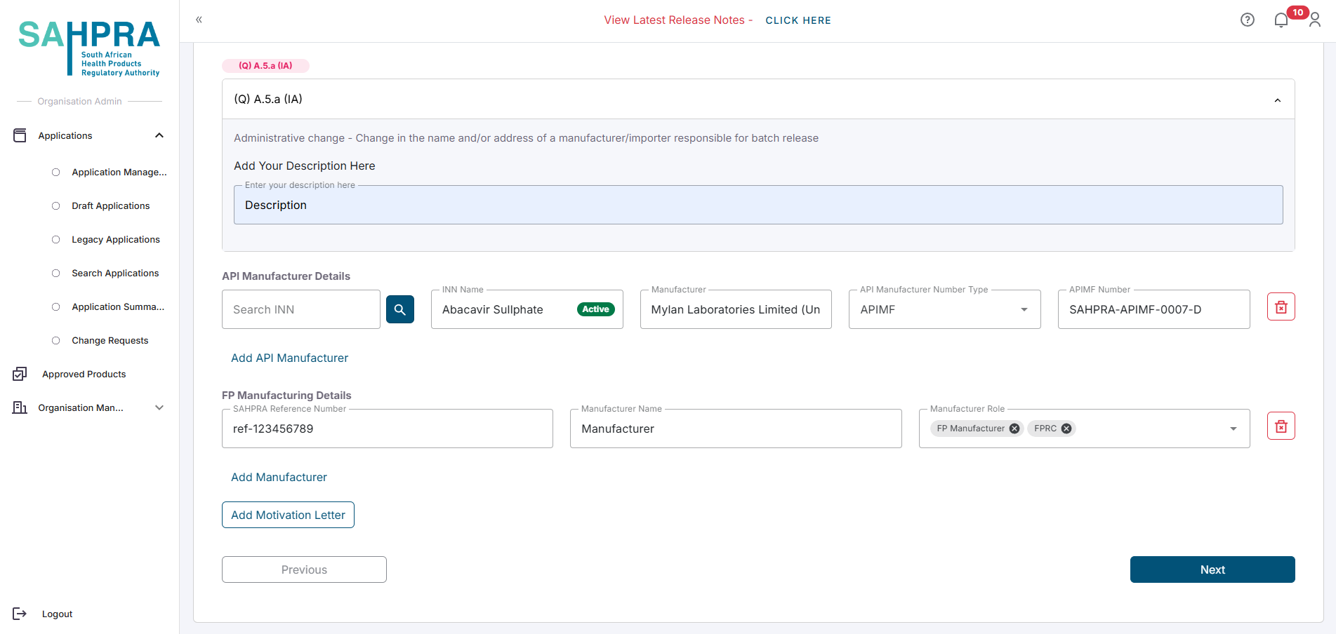 Variation Form Continued